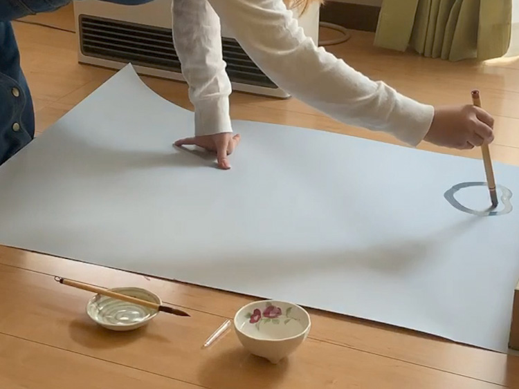 1.四方から書いてみましょう。