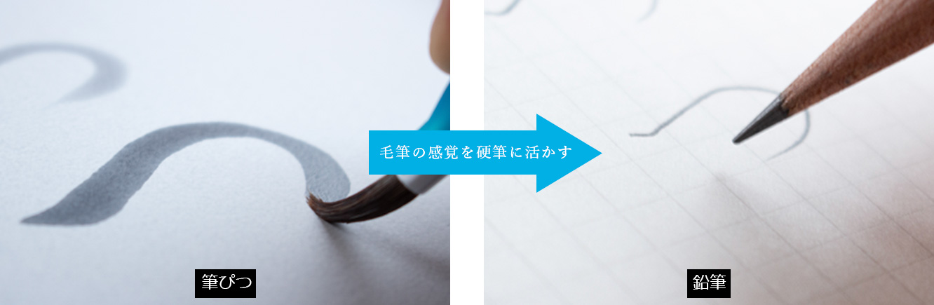 毛筆の感覚を硬筆に活かす